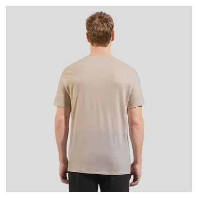 Odlo Run Bike Hike Ascent Performance Wool 130 Beige T-Shirt